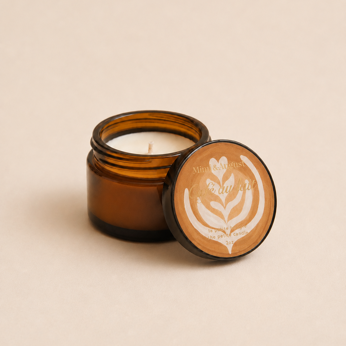 Mini Soy Wax Candle — Café Au Lait