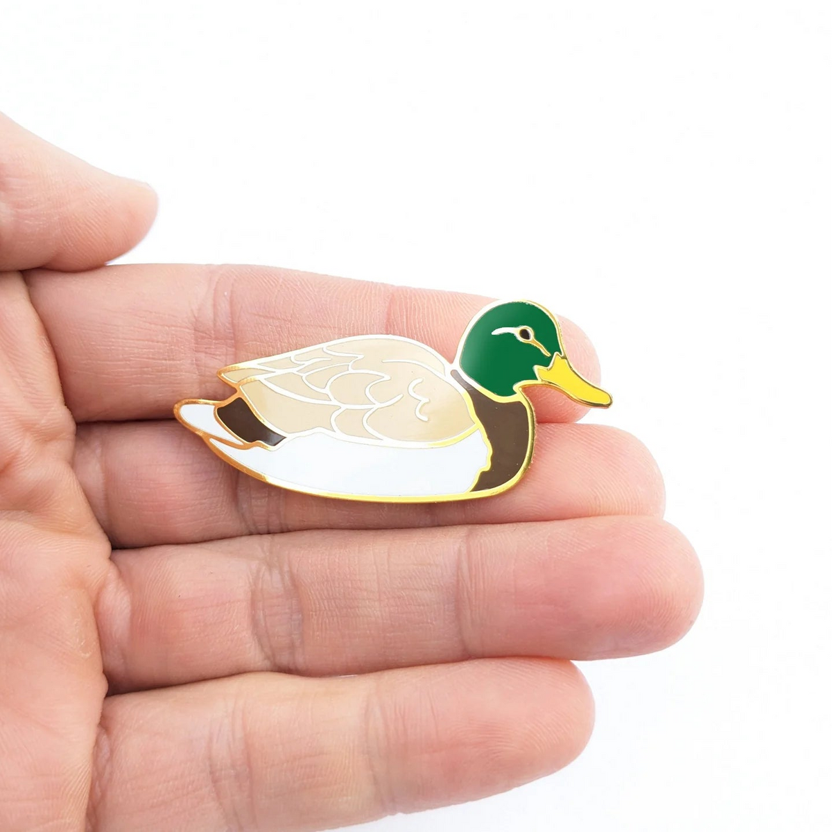 Mallard Duck Enamel Pin