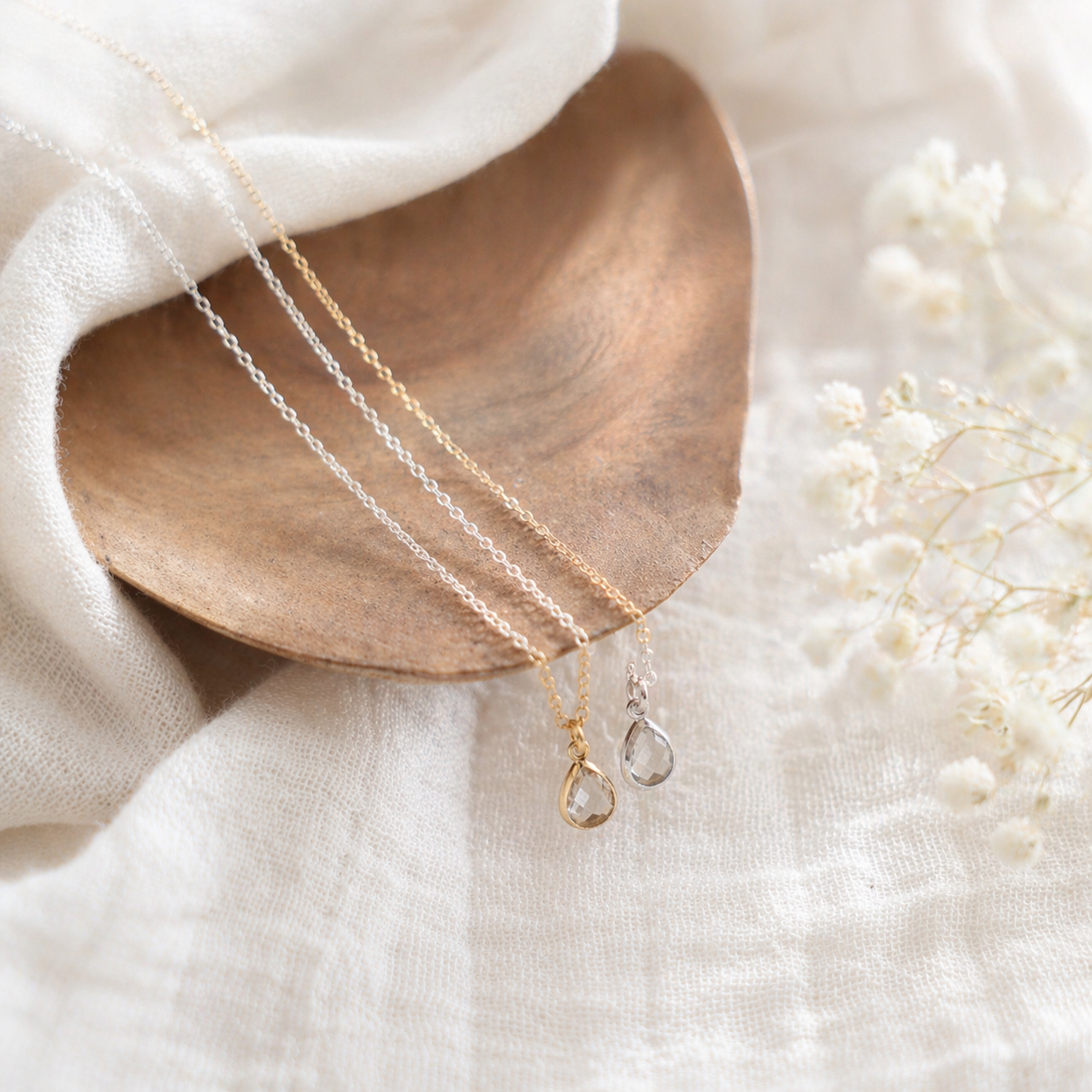 Crystal Drop Necklace
