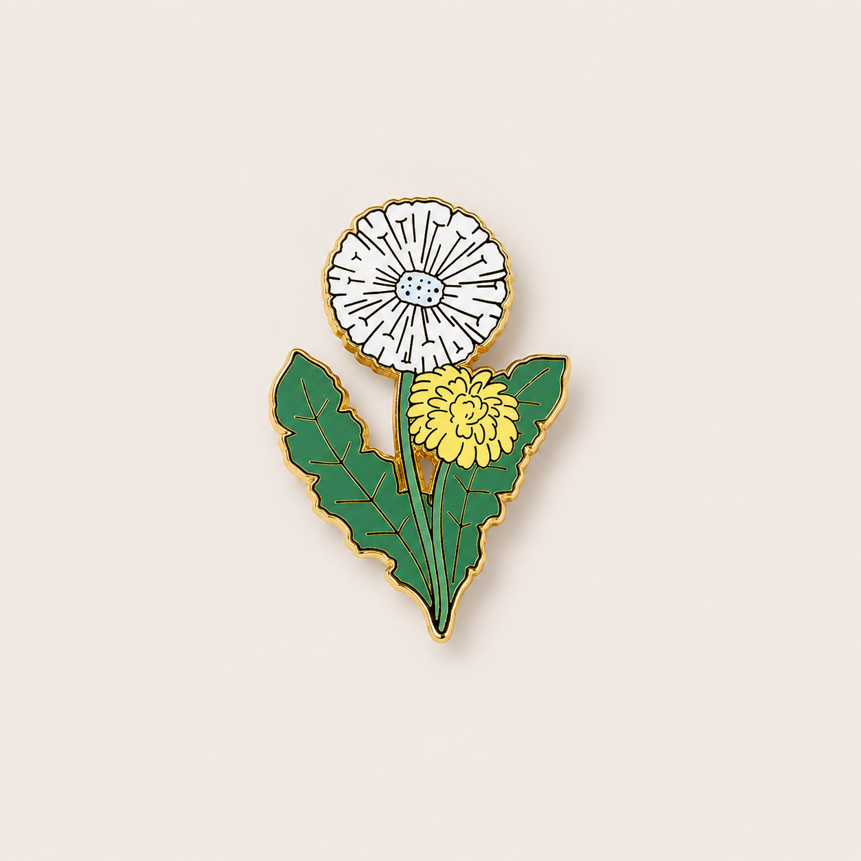 Dandelion Enamel Pin