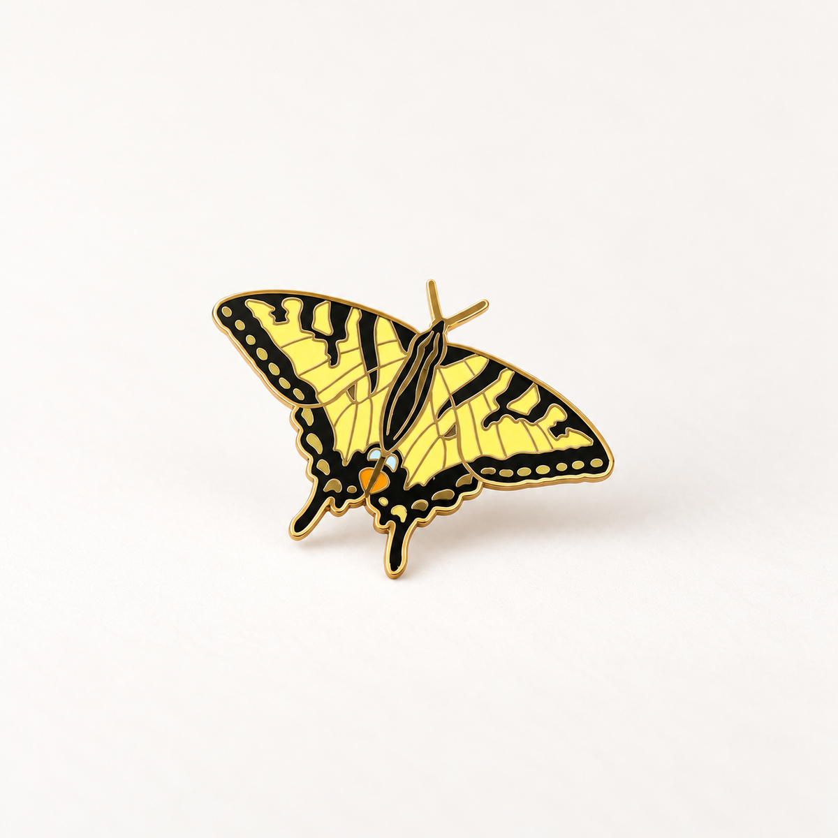 Tiger Swallowtail Butterfly Enamel Pin