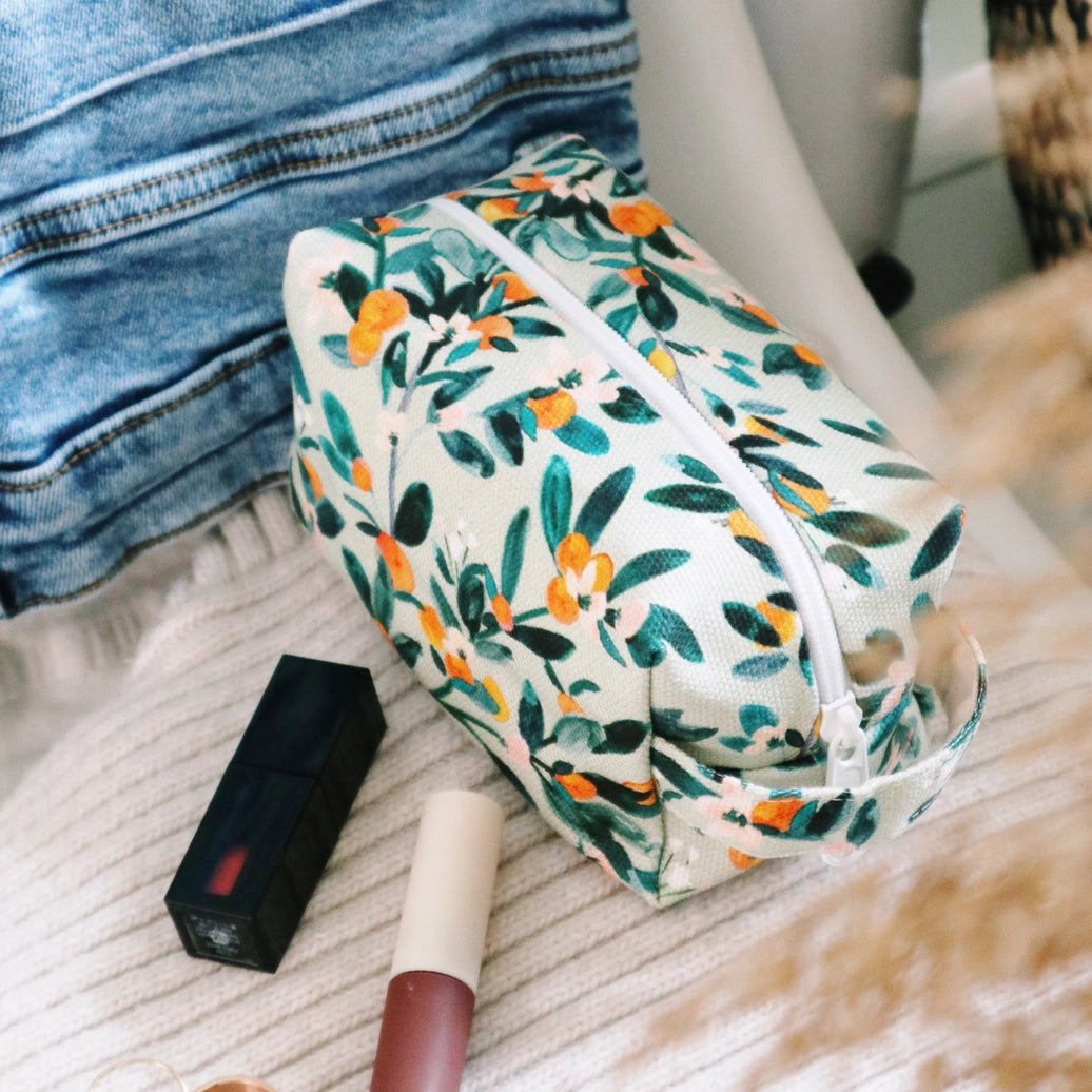 Citrus Mini Makeup Pouch