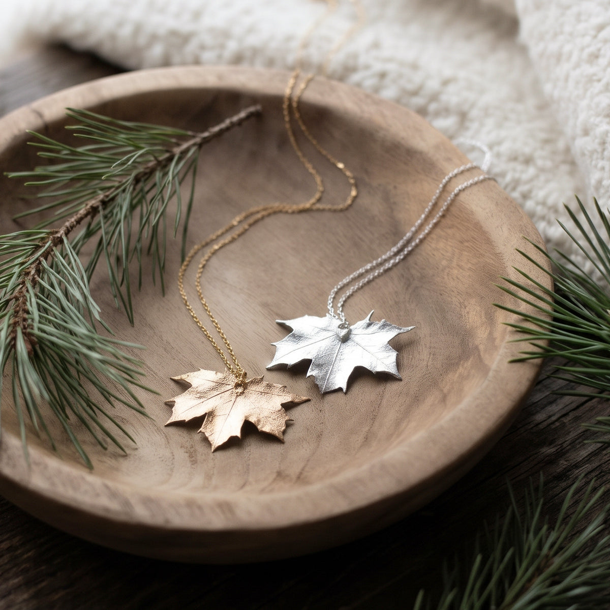 Genuine Maple Leaf Necklace
