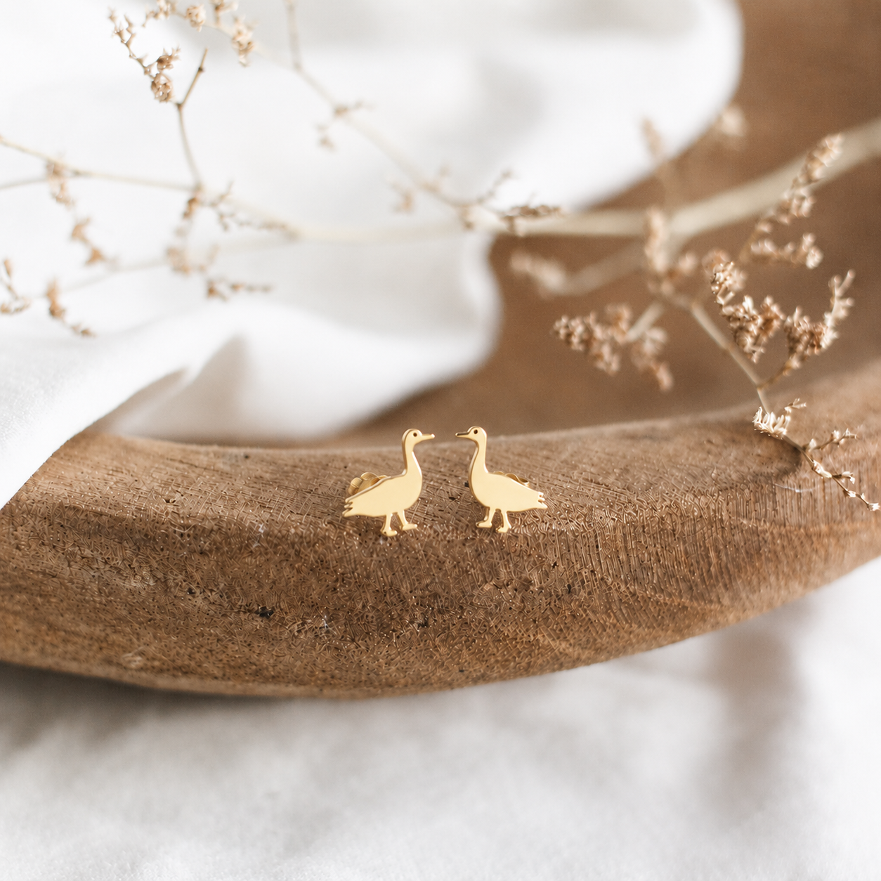 Mini Goose Earrings