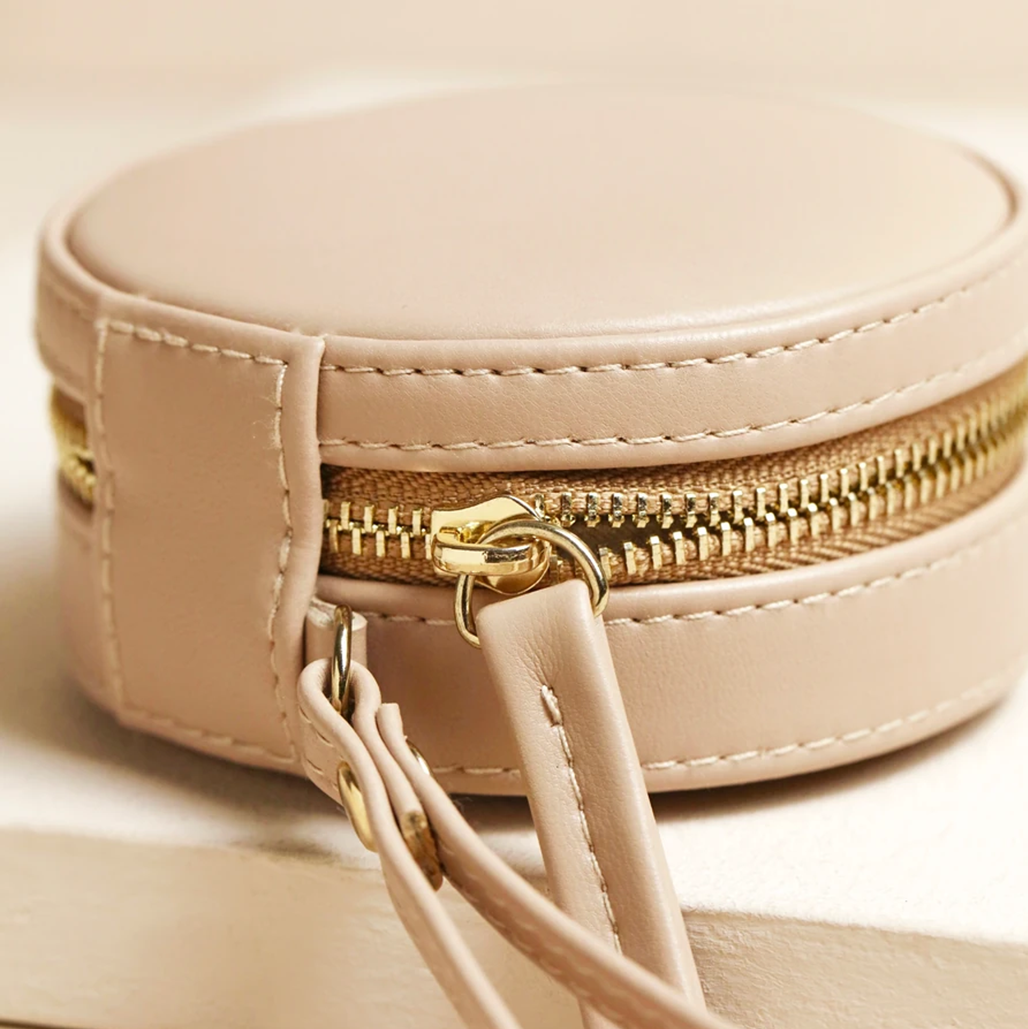 Mini Taupe Travel Case