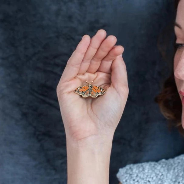 Monarch Butterfly Enamel Pin