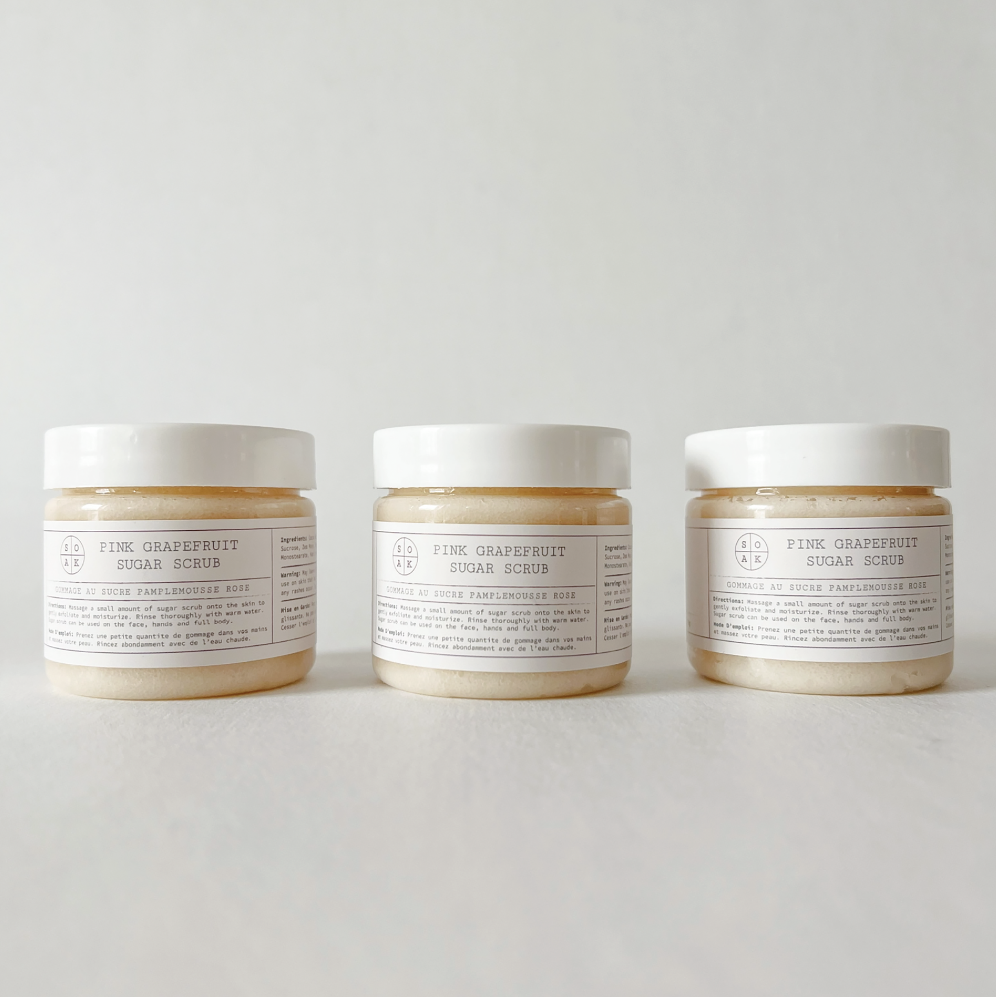 Pink Grapefruit Sugar Scrub | SOAK Bath Co.