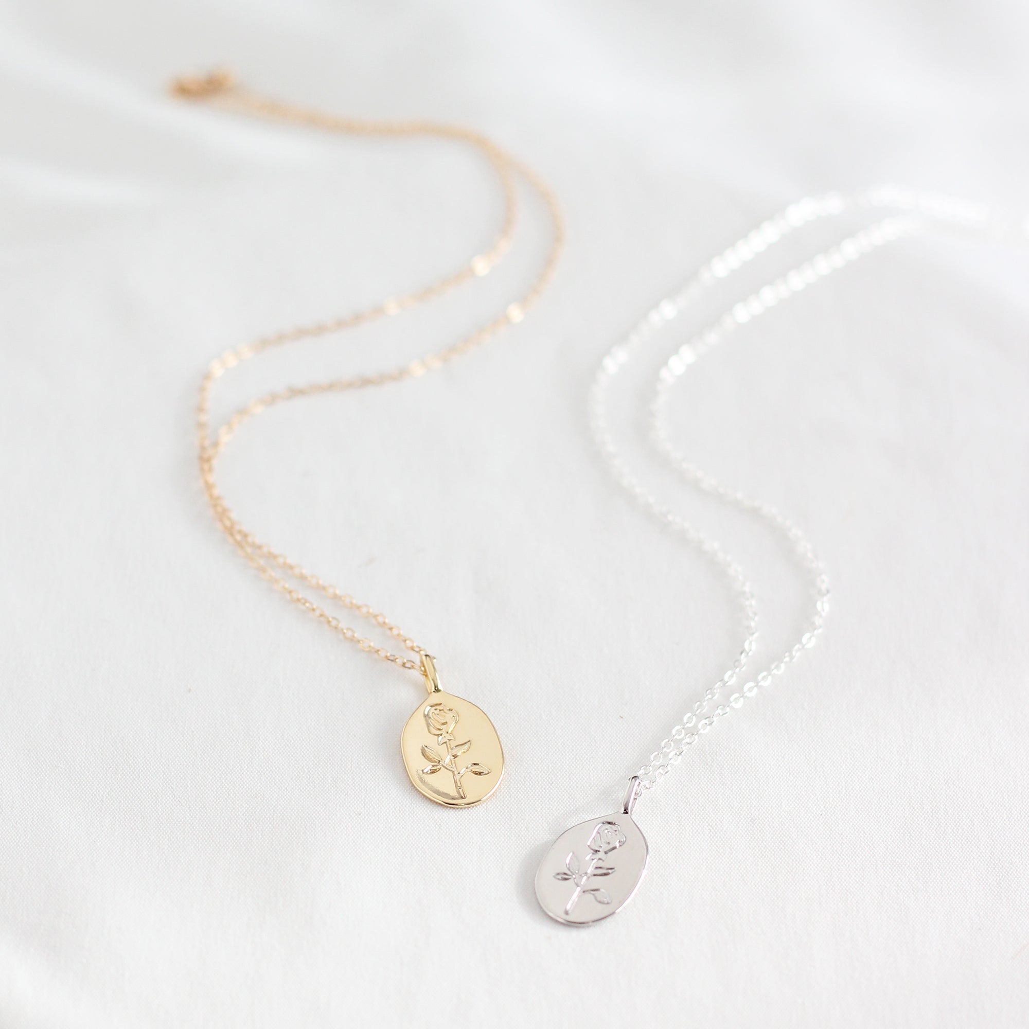 Rose Medallion Necklace