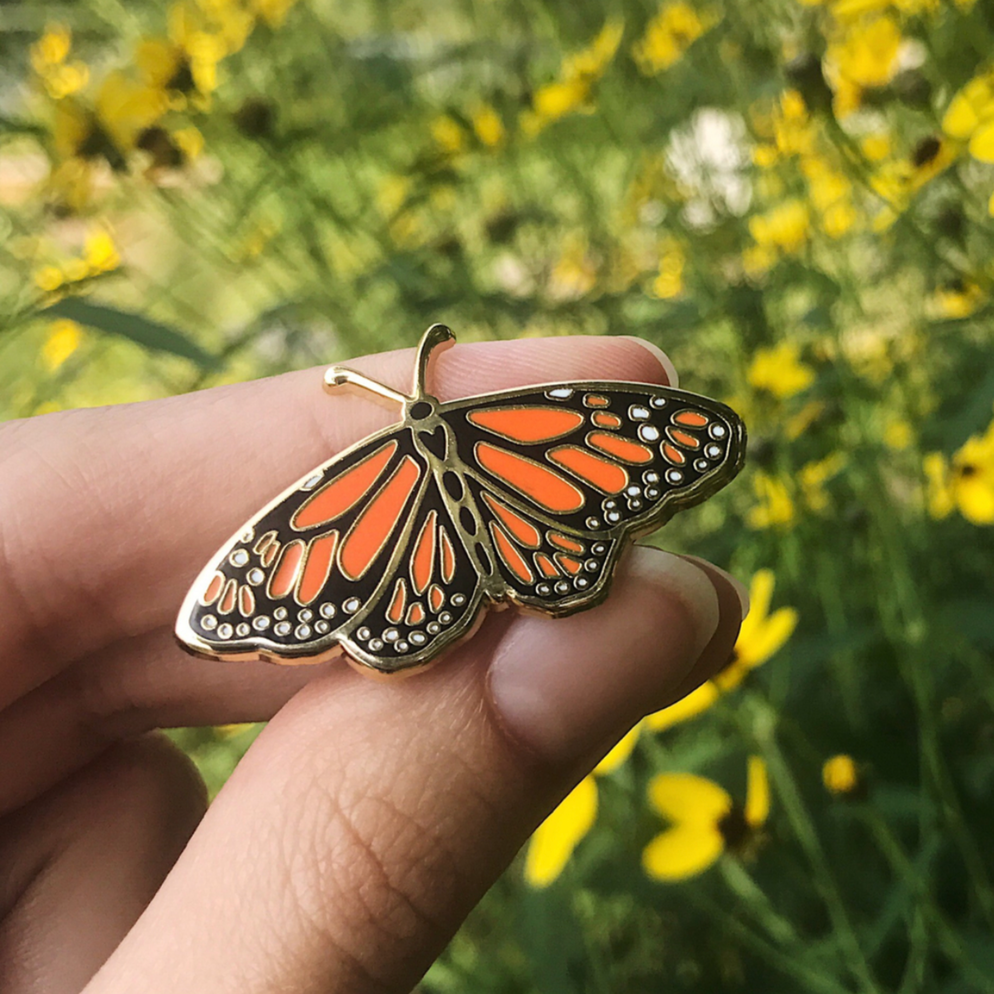 Monarch Butterfly Enamel Pin