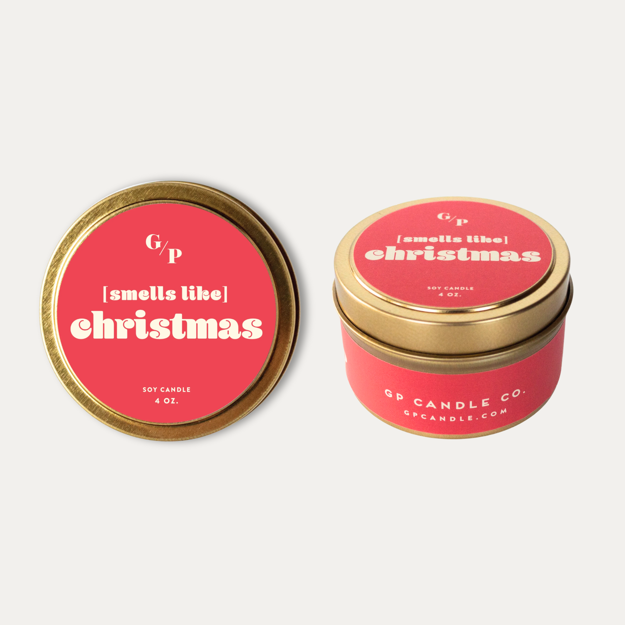 Mini Holiday Candle Tin