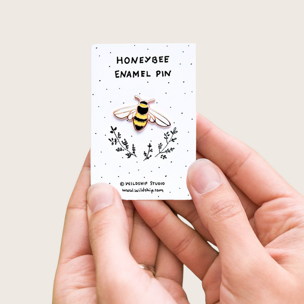 Honeybee Enamel Pin