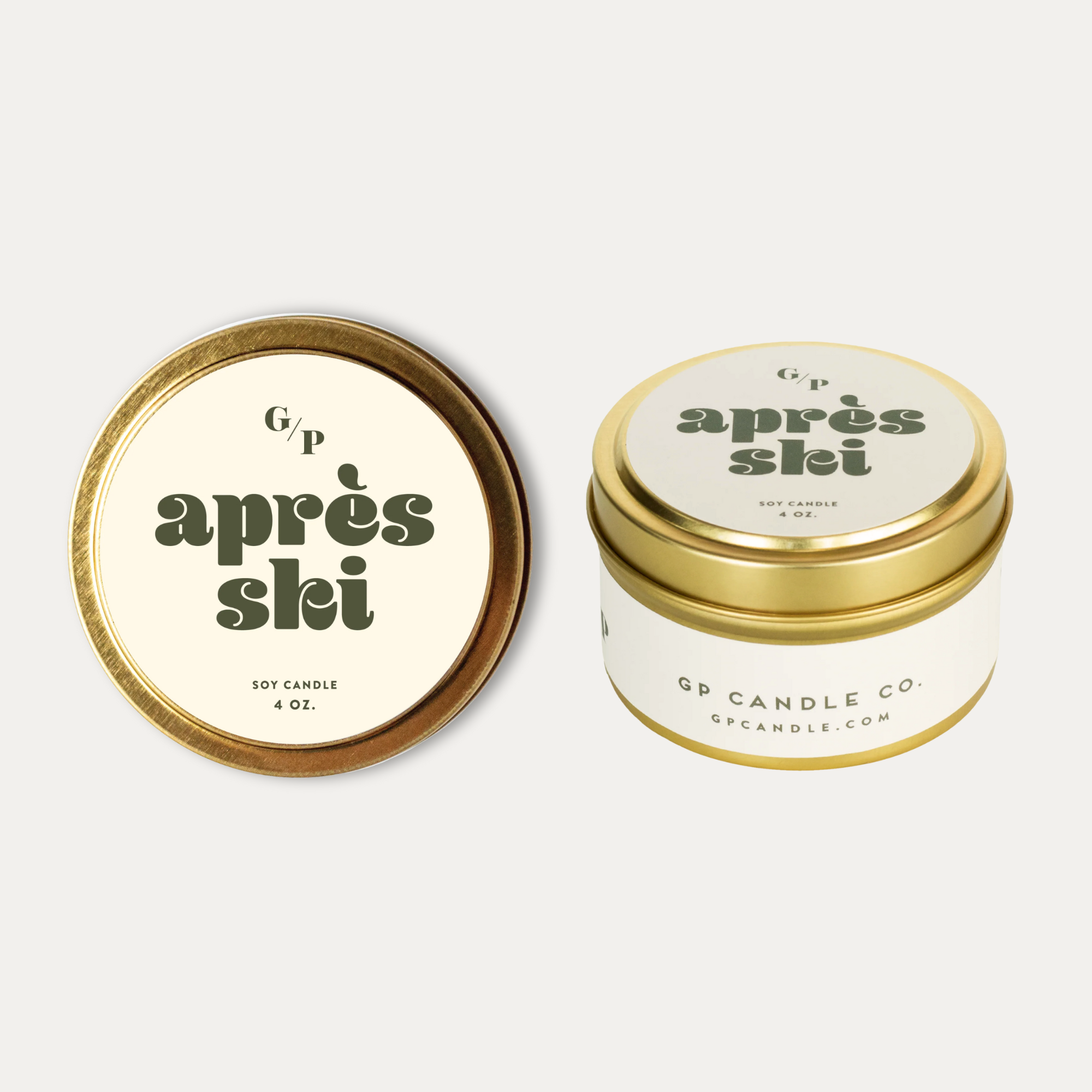 Mini Holiday Candle Tin