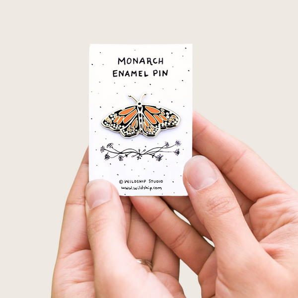Monarch Butterfly Enamel Pin