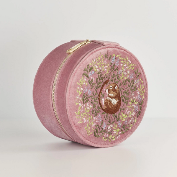 Dormouse Embroidered Jewellery Box