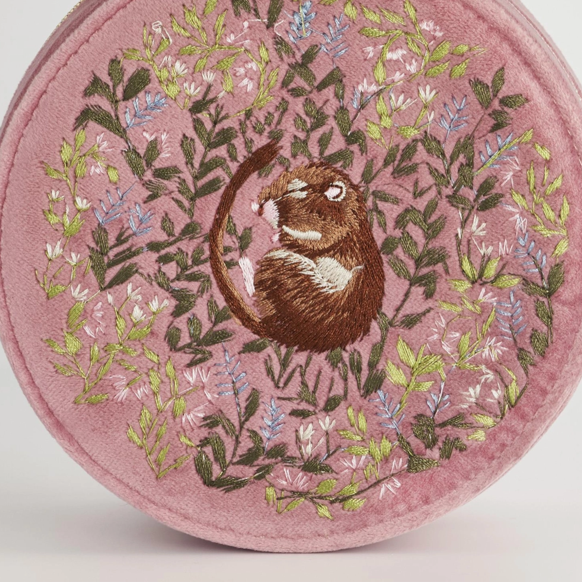 Dormouse Embroidered Jewellery Box