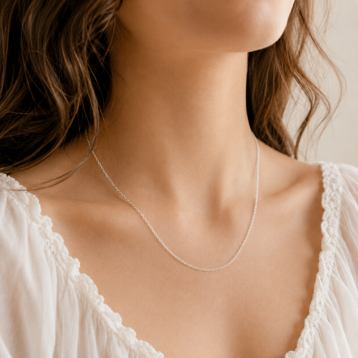 Sterling Silver Chain Necklace