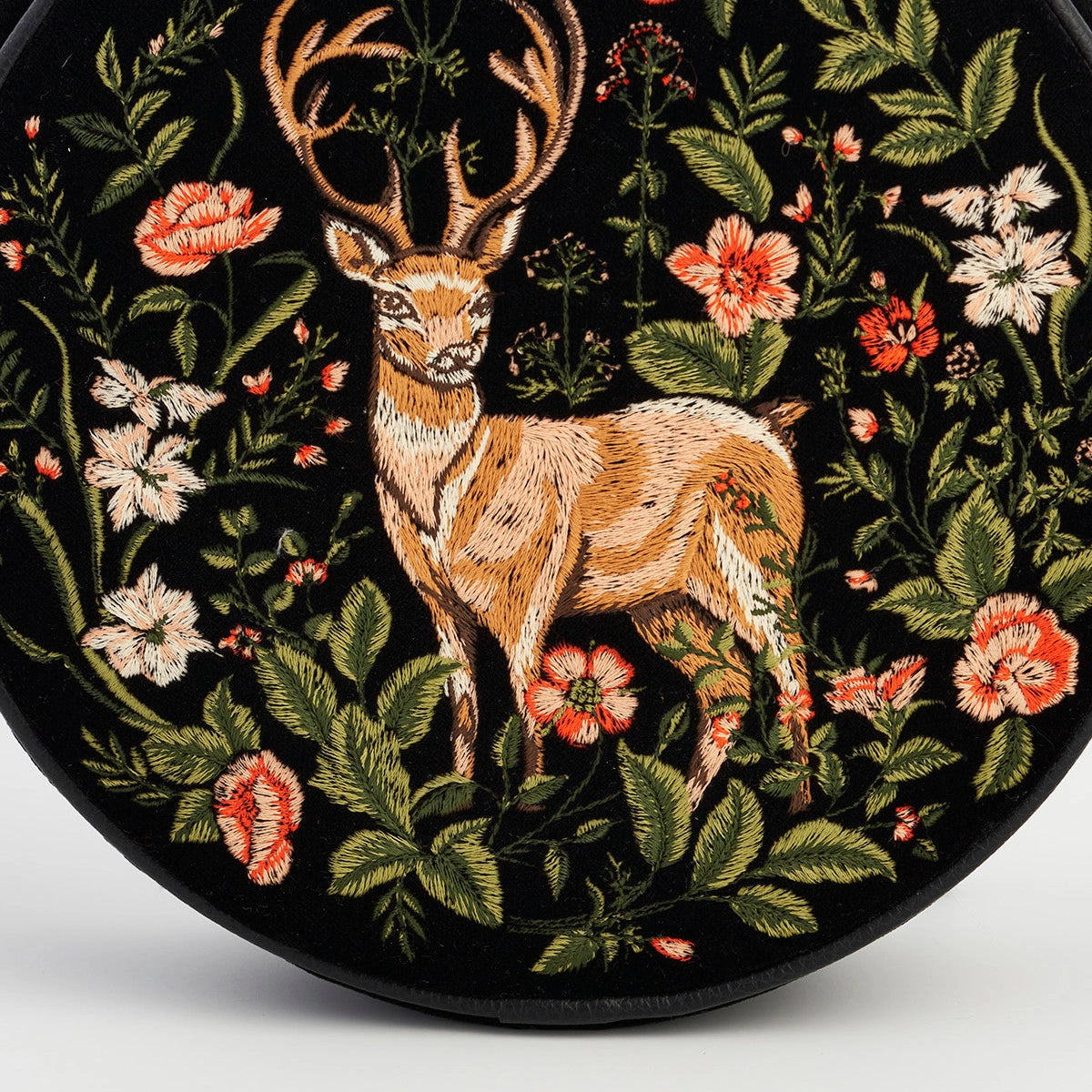 Stag Embroidered Purse | Fable England