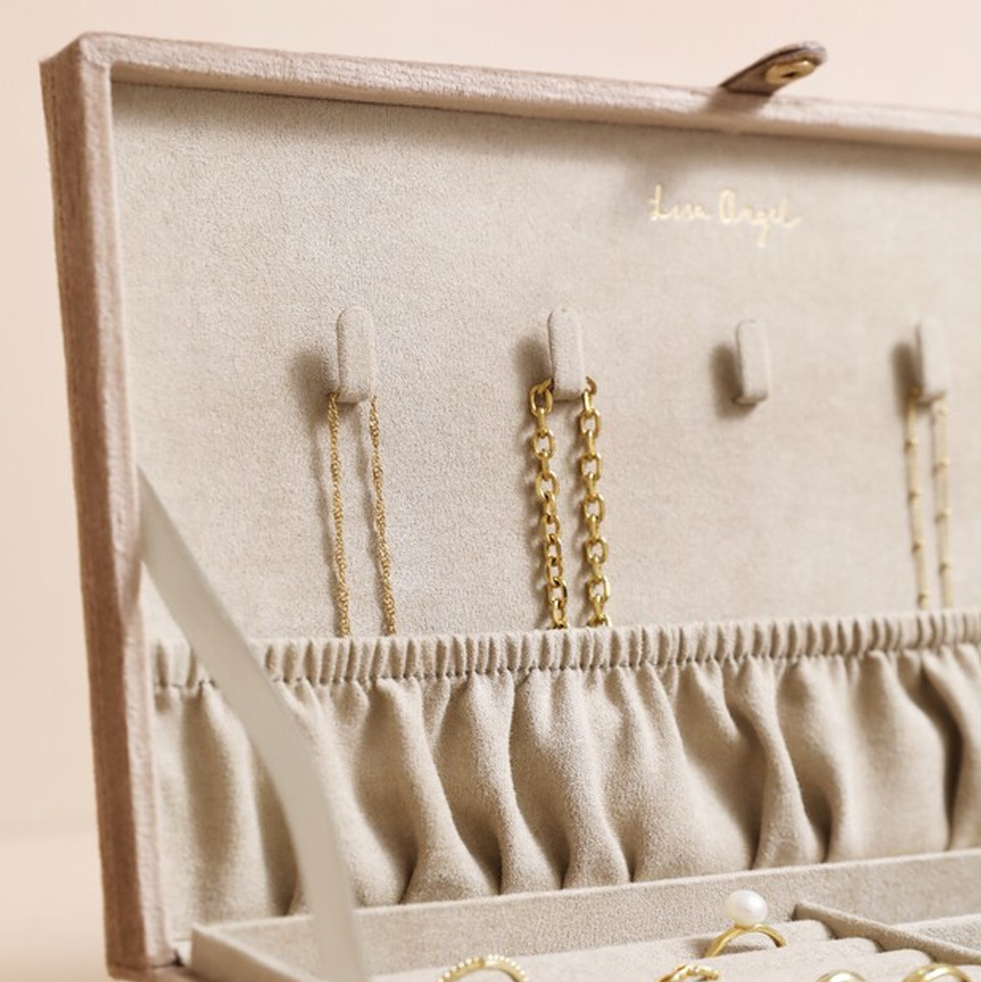 Quilted Velvet Jewellery Box