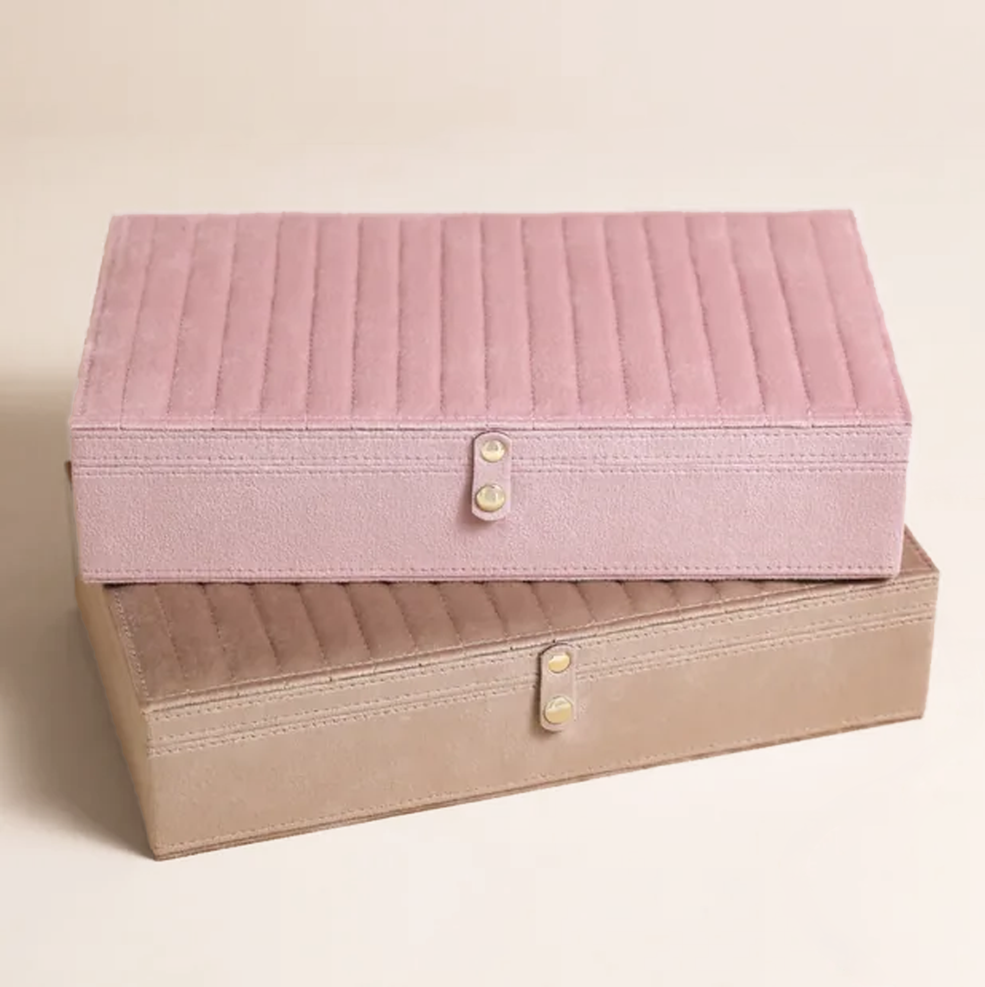 Quilted Velvet Jewellery Box