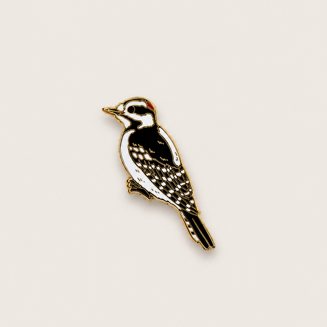 Woodpecker Enamel Pin