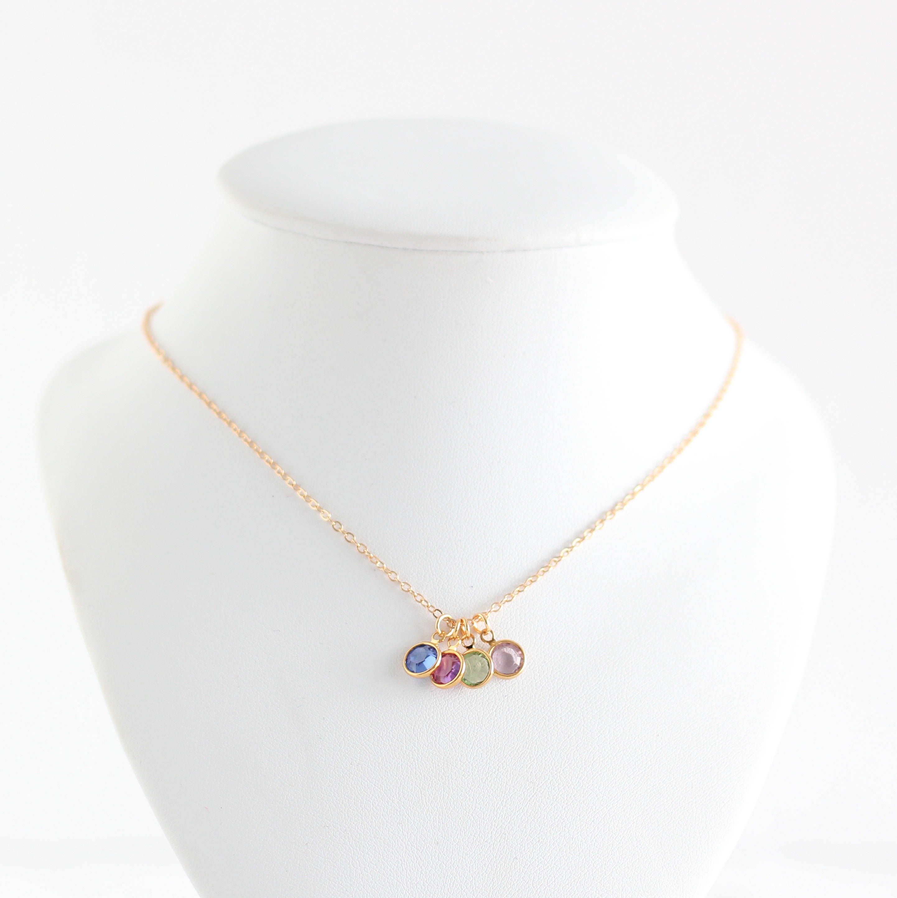 Family Birthstone Necklace
