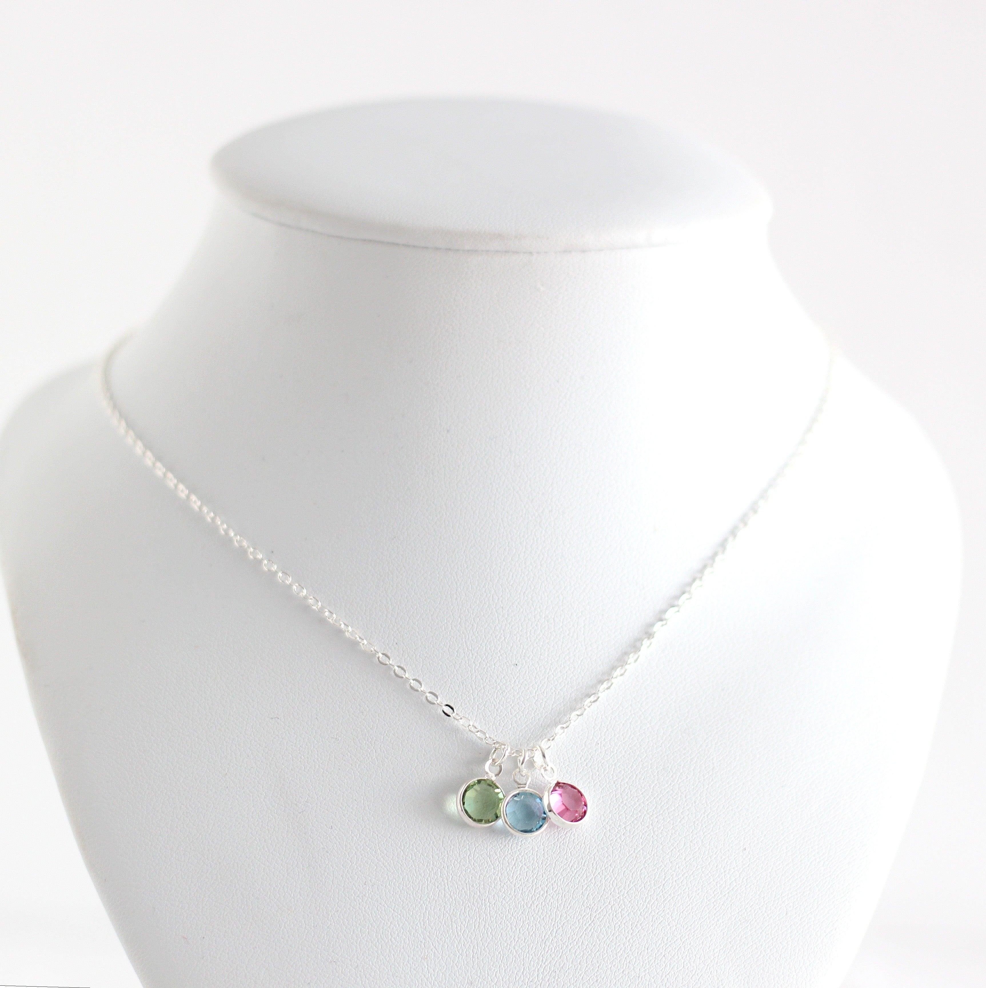 Family Birthstone Necklace