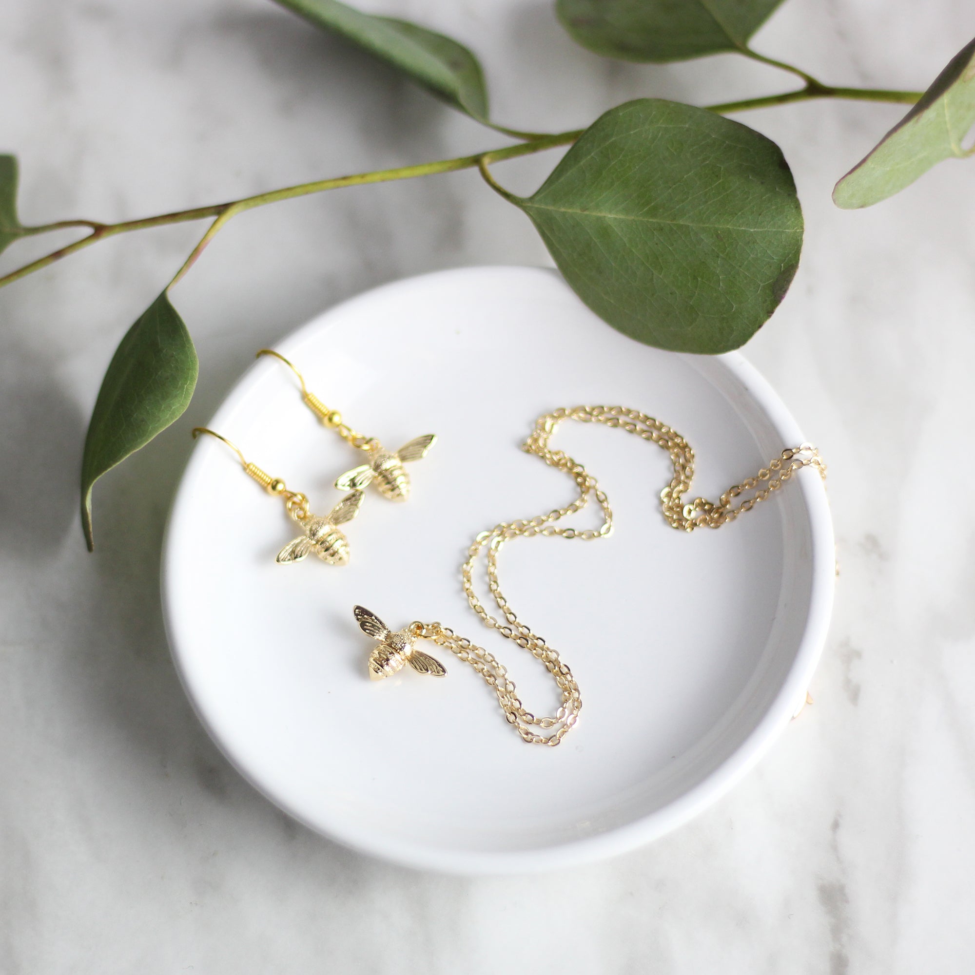 Gold Honeybee Gift Set
