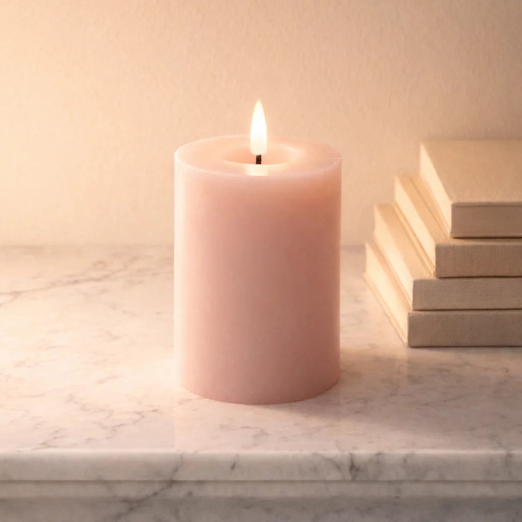 Prink LED Wax Pillar Candle