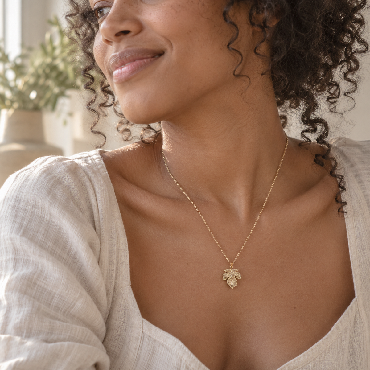 Heirloom Maple Leaf Necklace