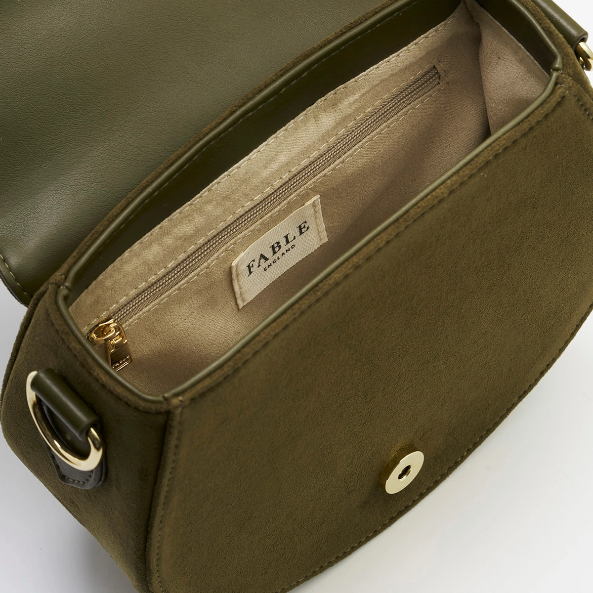 Woodland Embroidered Saddle Bag | Fable England