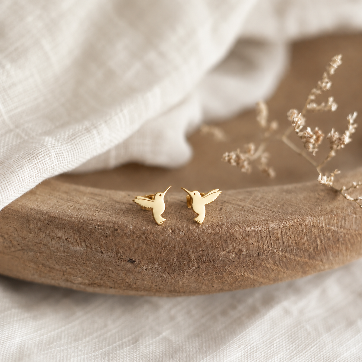Mini Hummingbird Earrings