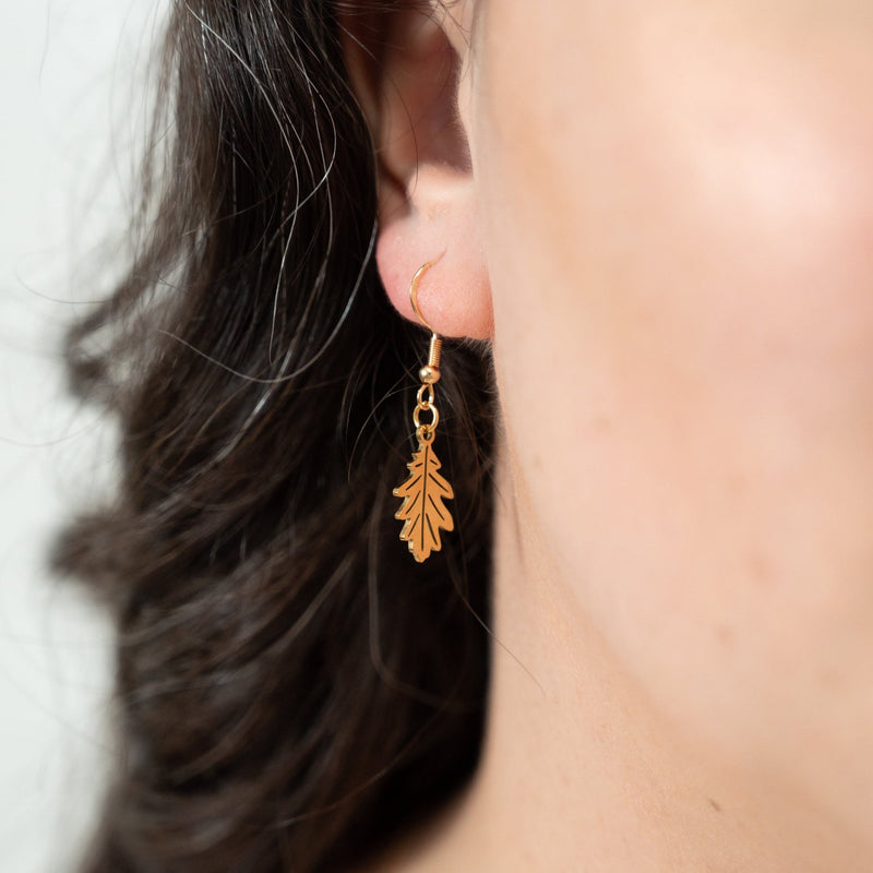 Oak Leaf Earrings