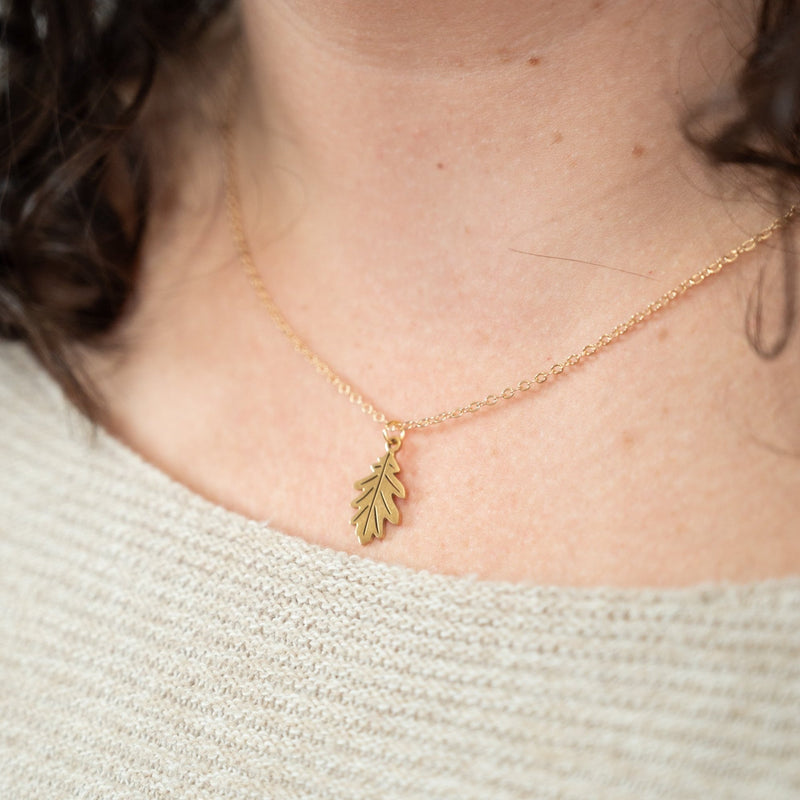 Oak Leaf Necklace