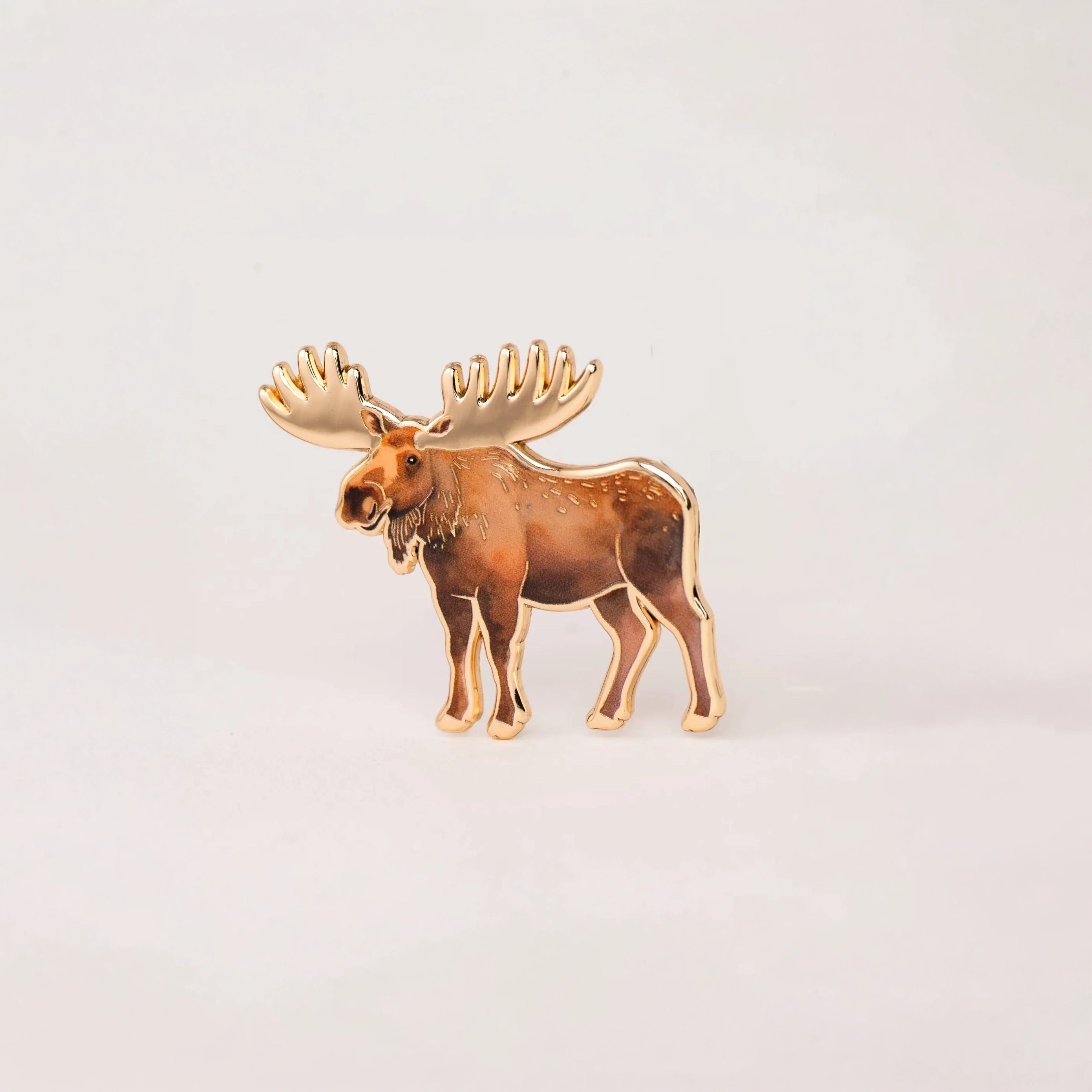 Moose Enamel Pin