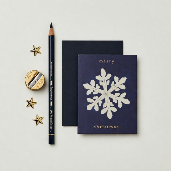 Mini Snowflake Greeting Card