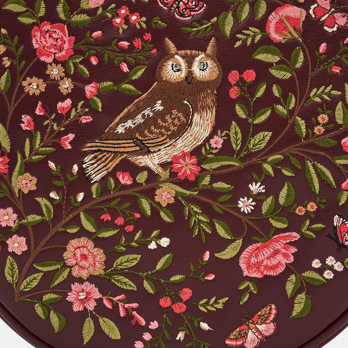 Owl Embroidered Purse | Fable England