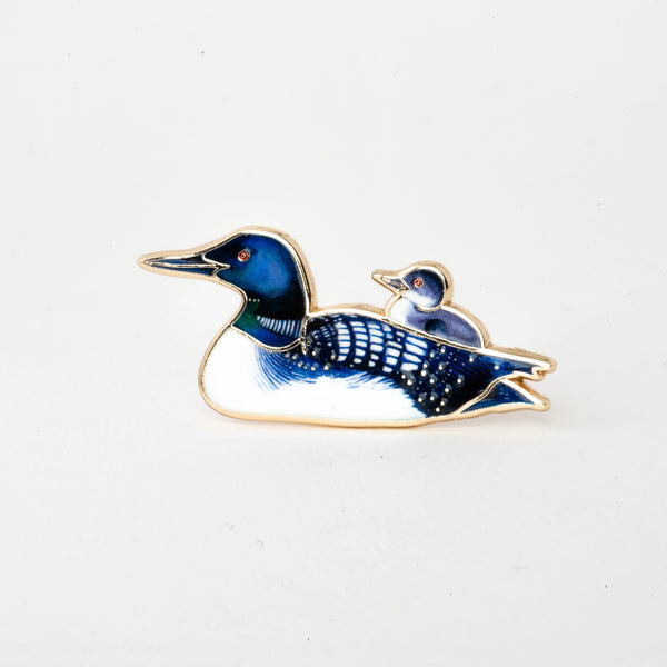 Loon Enamel Pin