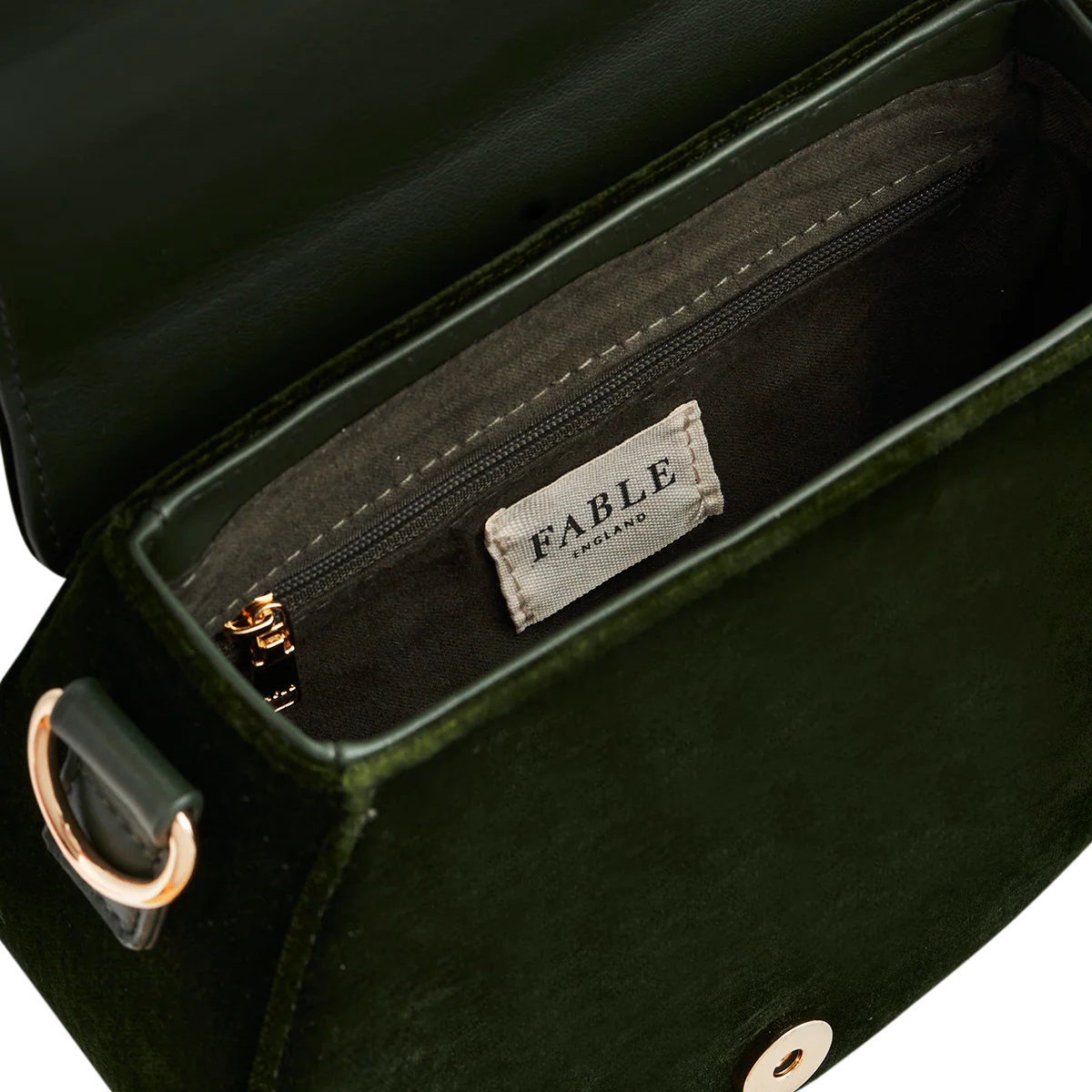 Sunflower Embroidered Saddle Bag | Fable England