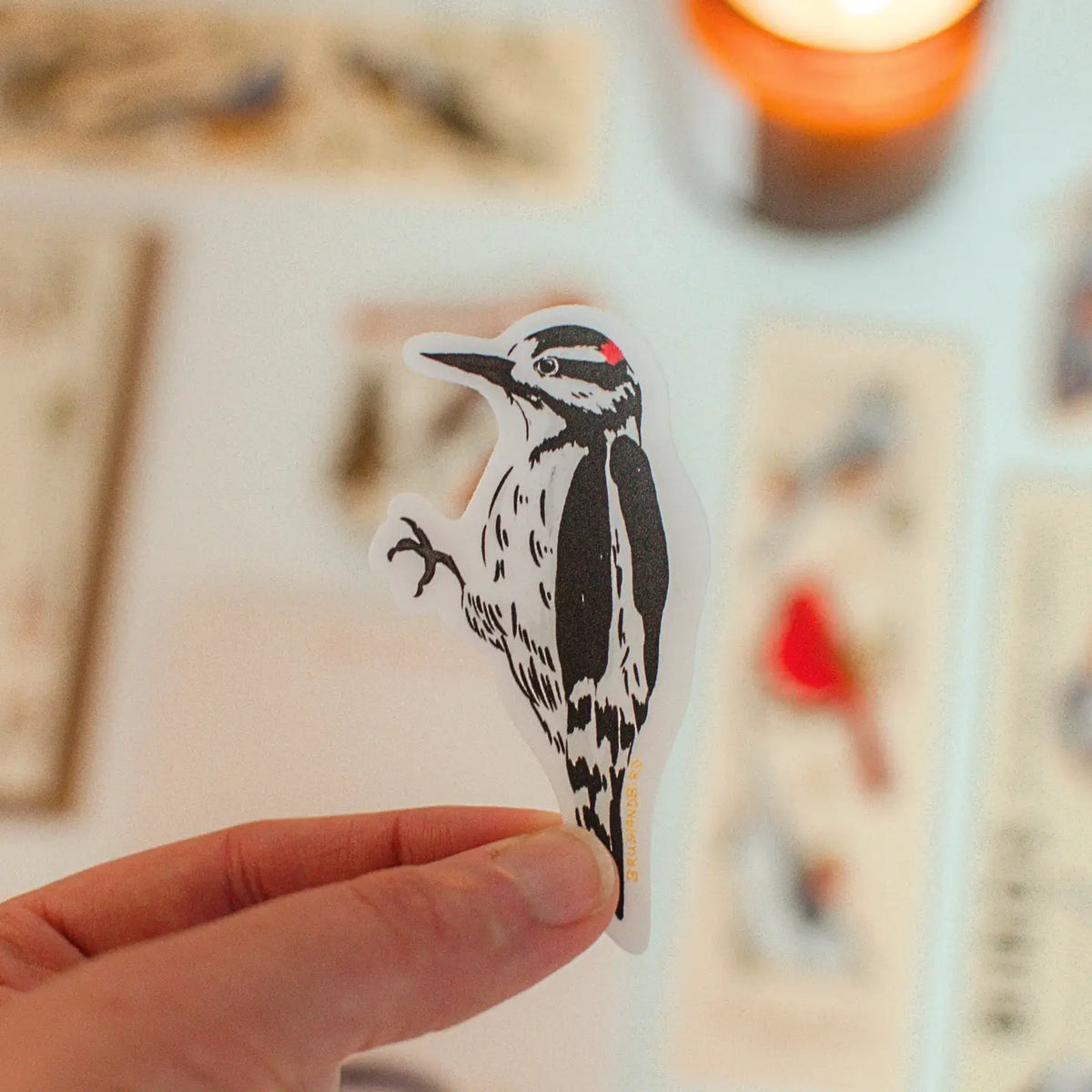 Woodpecker Vinyl Sticker
