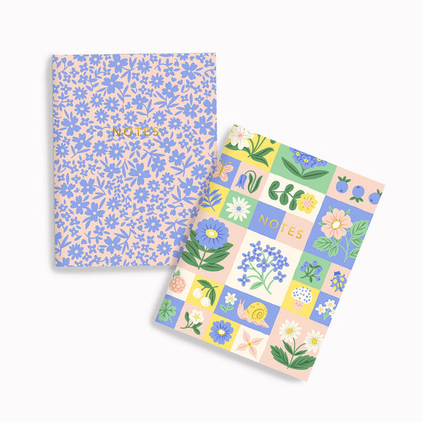 Petal Patchwork Pocket Notebook Set