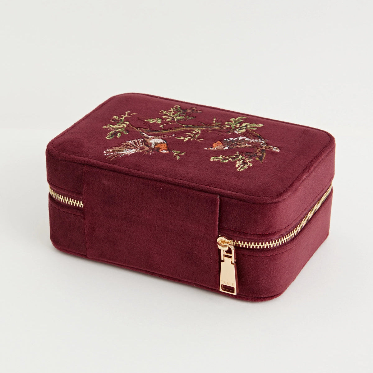 Songbird Embroidered Jewellery Box