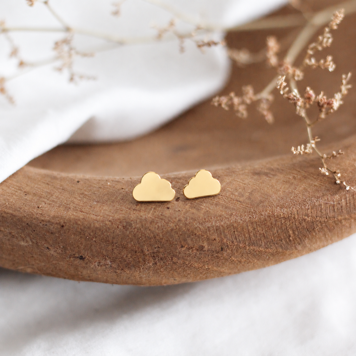 Mini Cloud Earrings