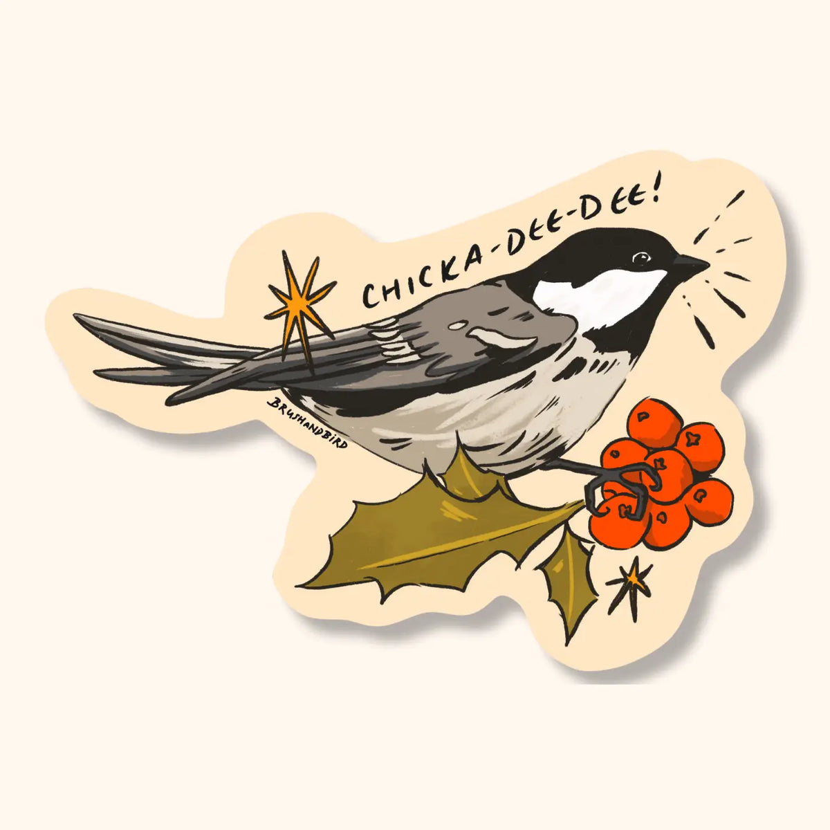 Chickadee Vinyl Sticker