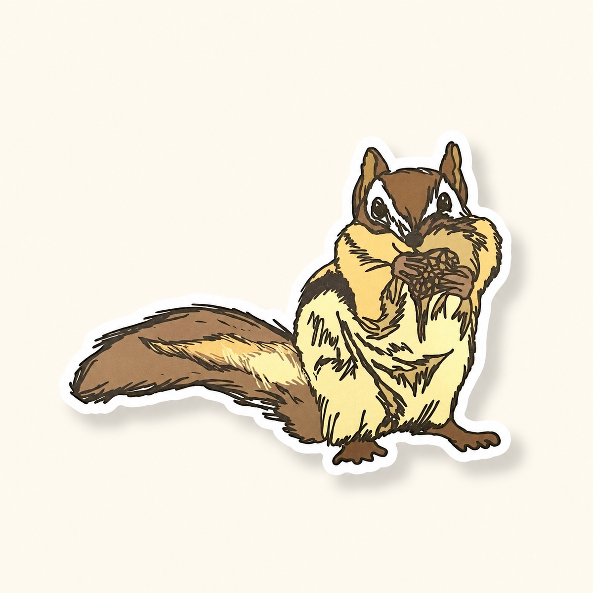 Chipmunk Vinyl Sticker
