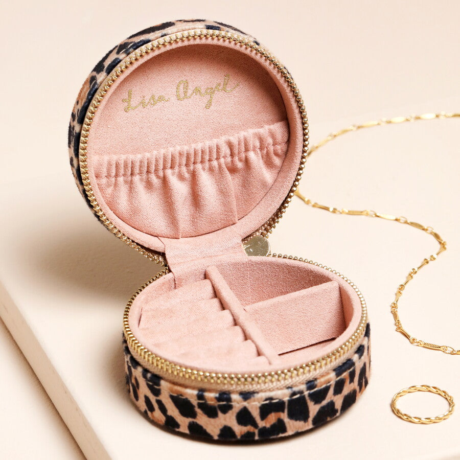 Mini Leopard Print Travel Case