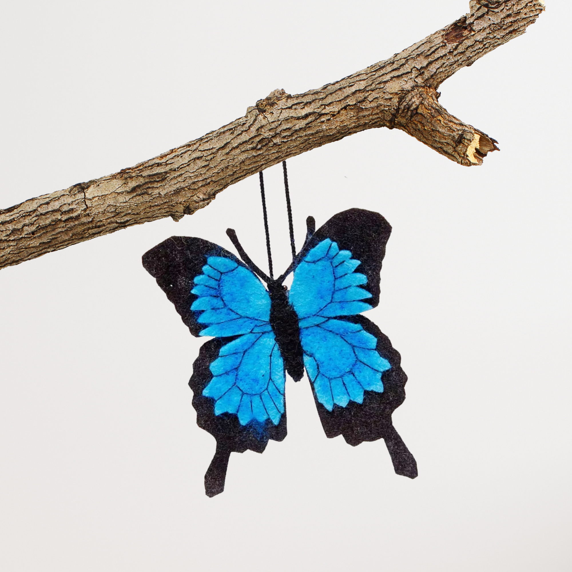 Blue Butterfly Ornament