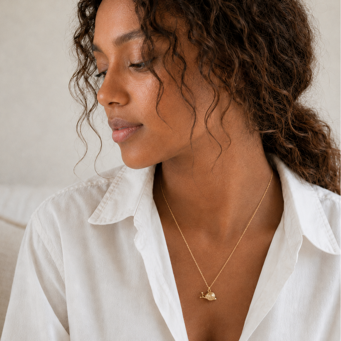 Snail Necklace