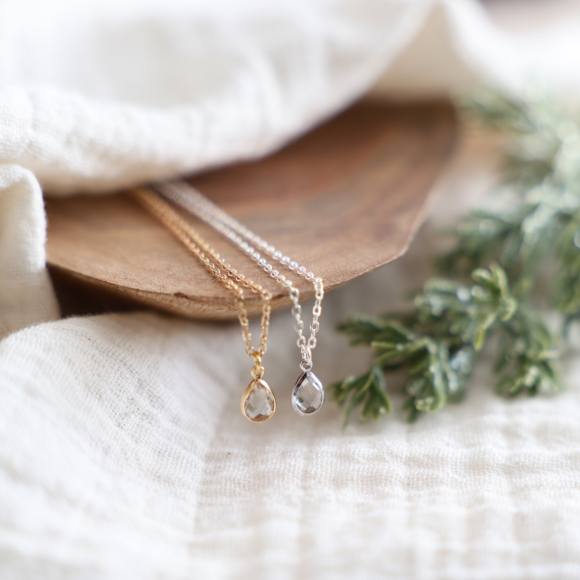 Crystal Drop Necklace
