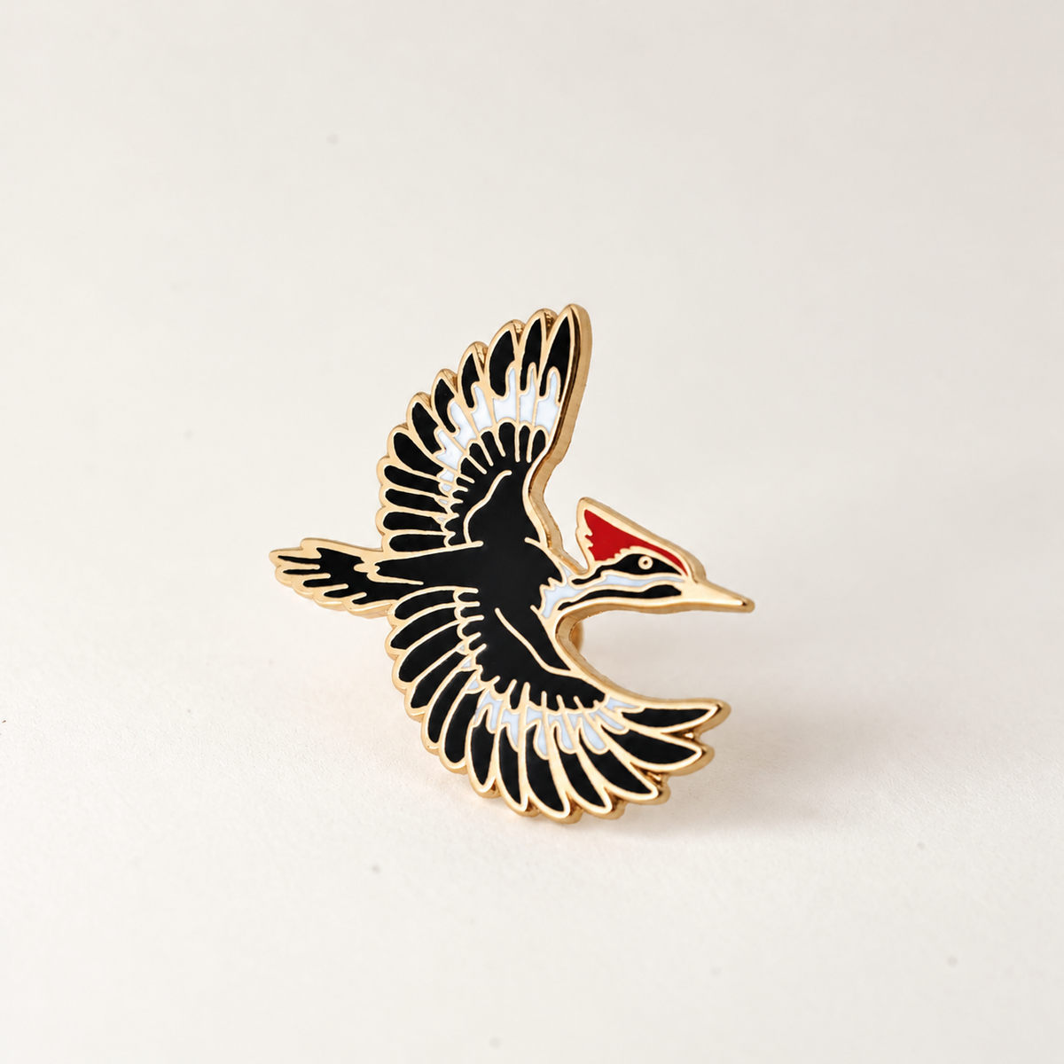 Pileated Woodpecker Enamel Pin