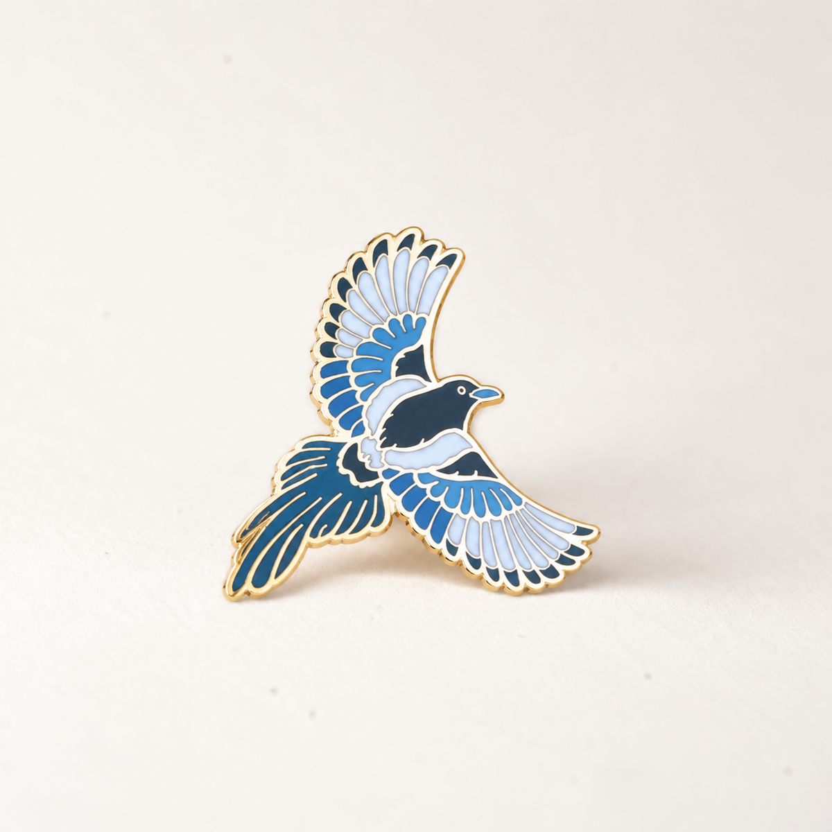 Magpie Enamel Pin